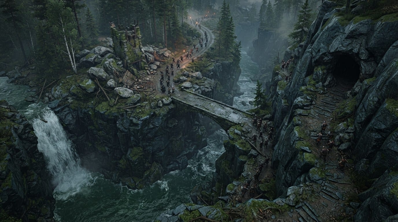 The misty river gorge