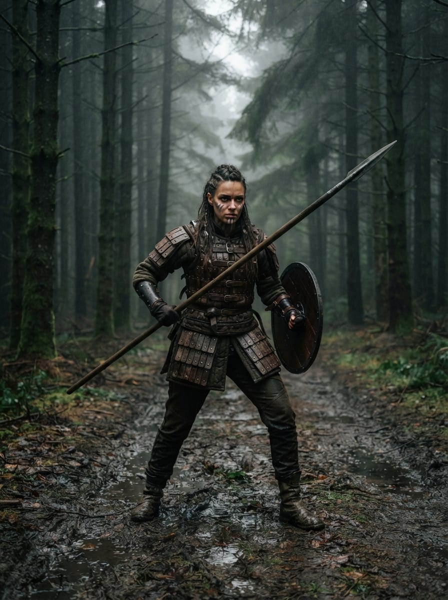 The scarred spearmaiden
