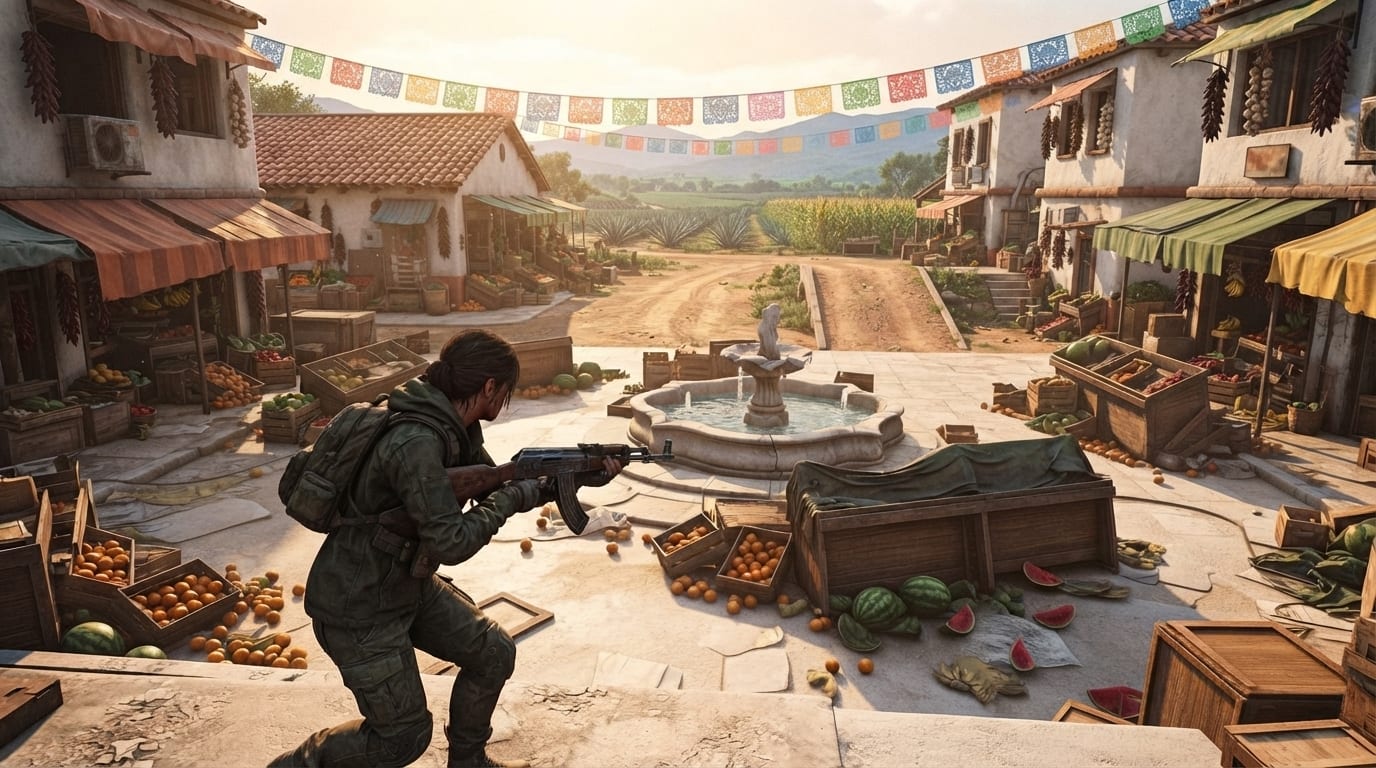 Mercado de rancho, intacto