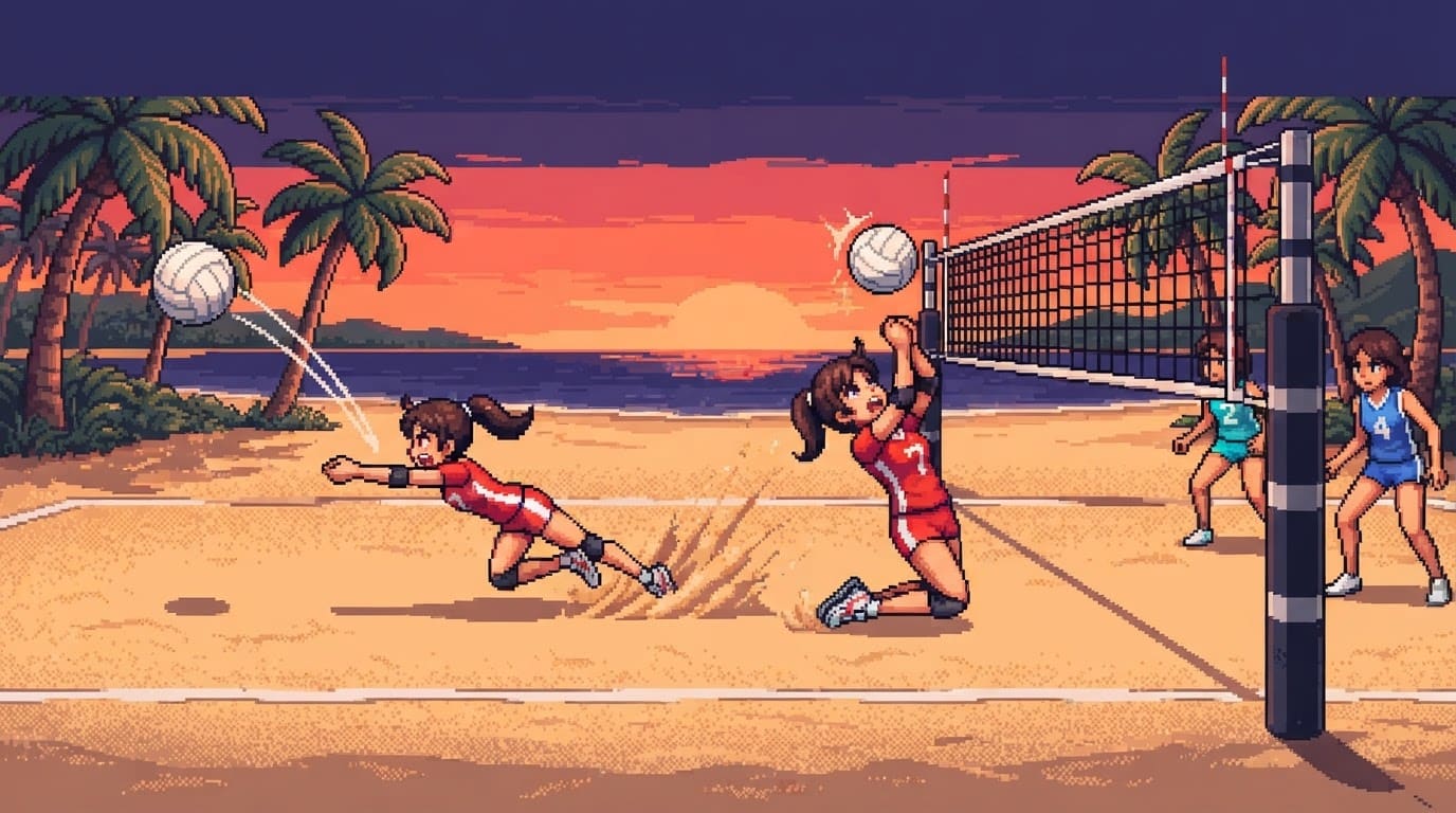Dive to save the ball