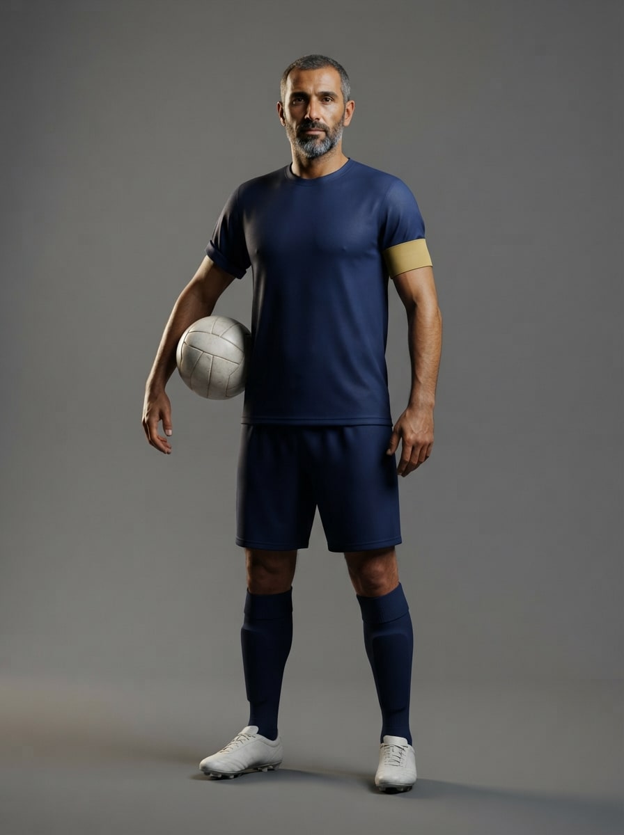 A grizzled veteran captain