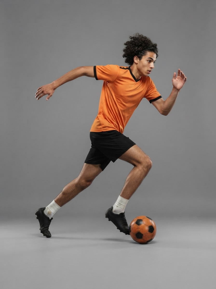 A fast teenage winger