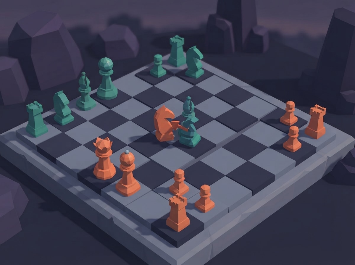 Chunky low-poly