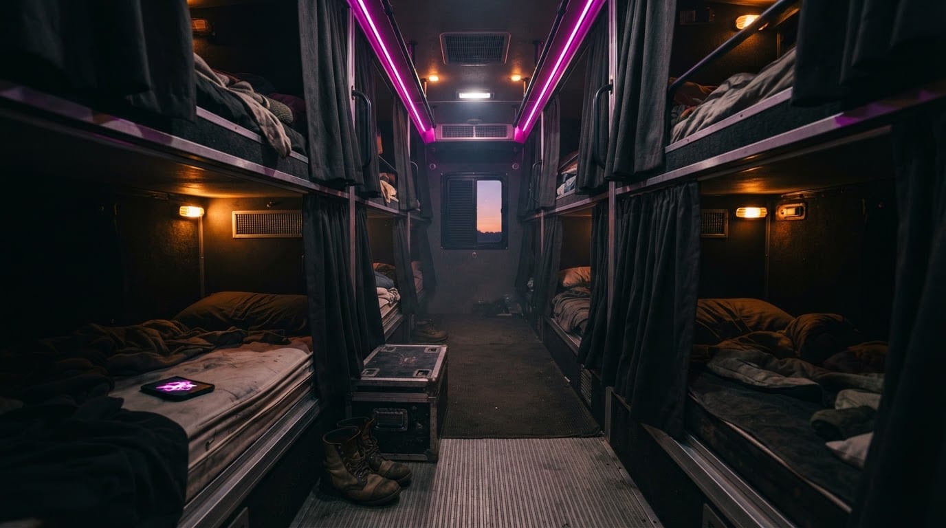 A bunk at sunrise