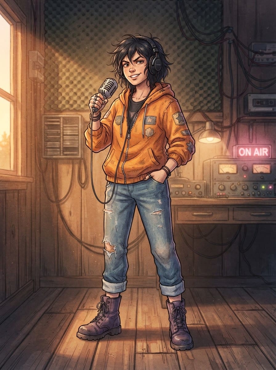 A Pirate-Radio Host