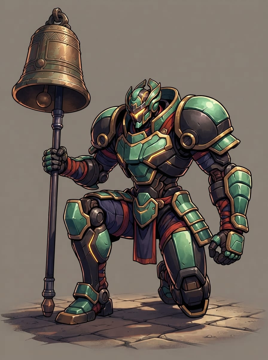 A gentle exorcist mech