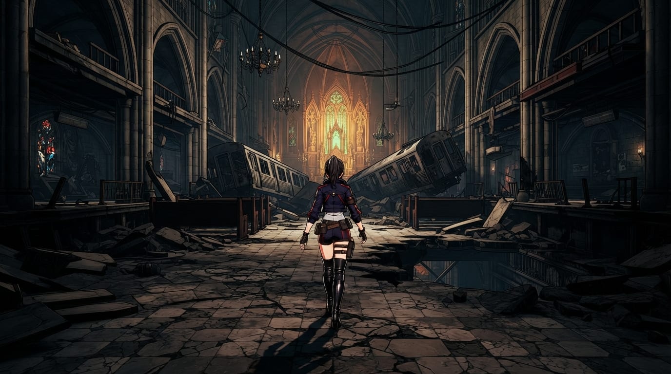 A buried subway cathedral