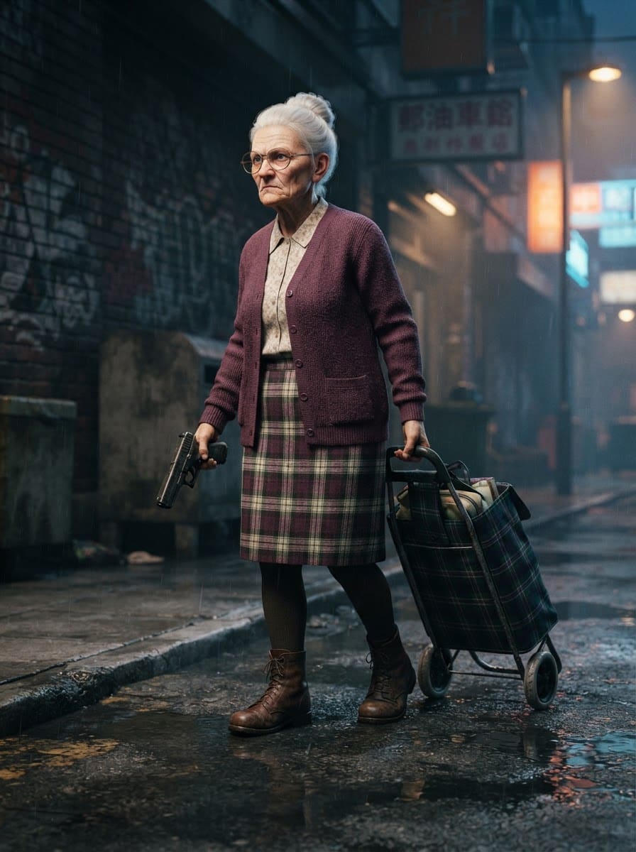 A pistol-packing grandmother