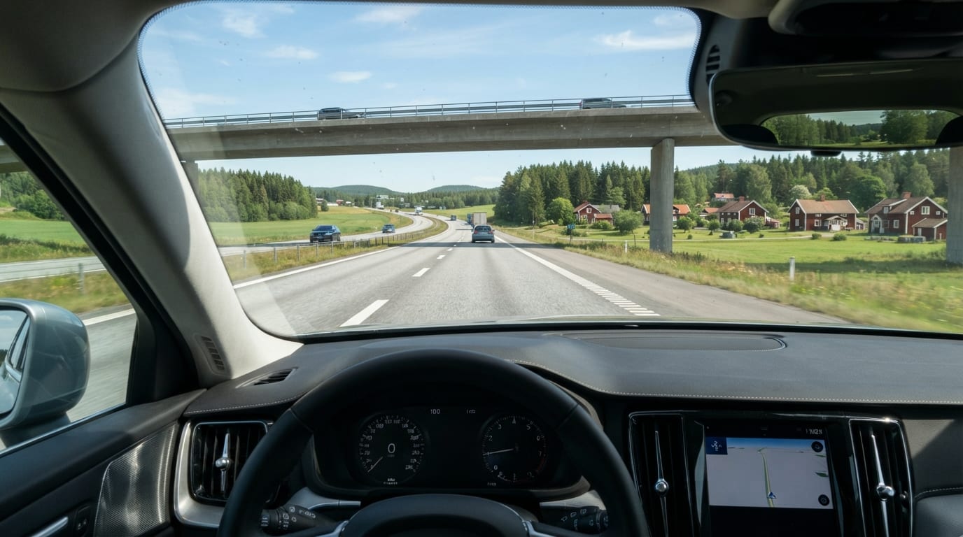 Autoroute au volant