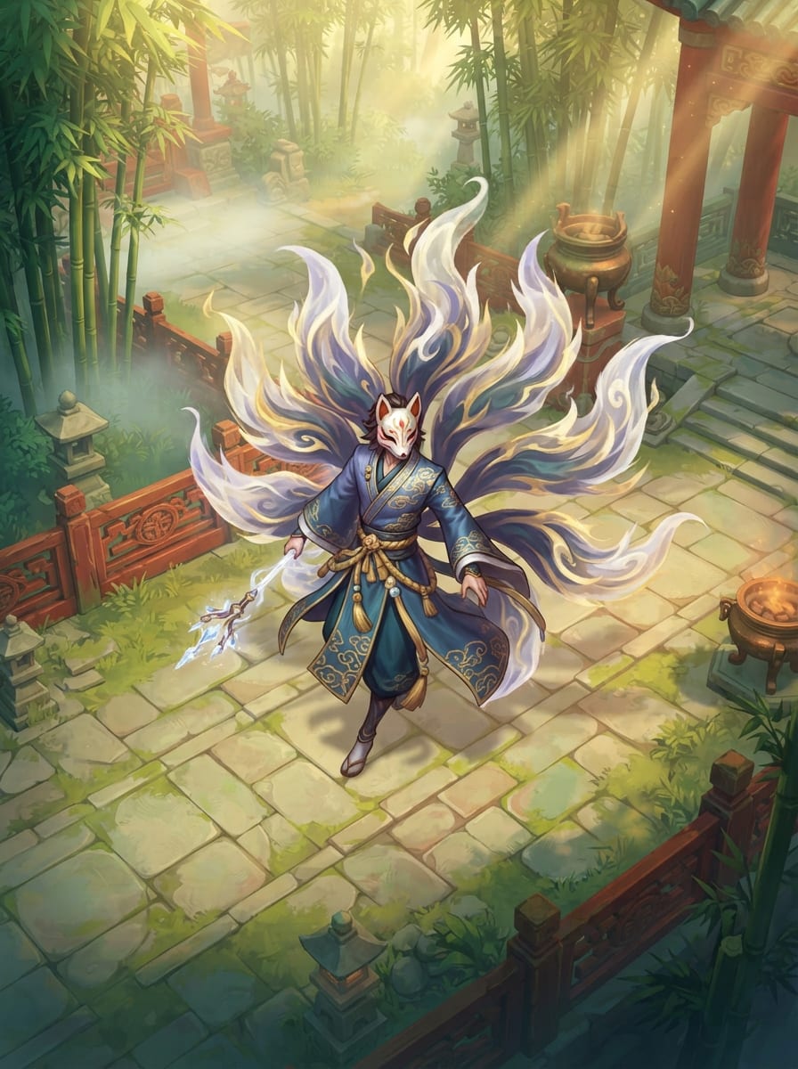 A nine-tail fox mystic