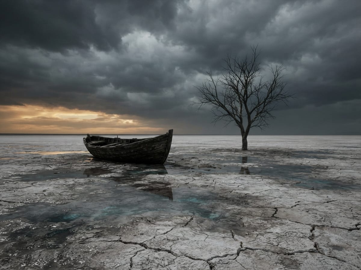 Salina sob temporal