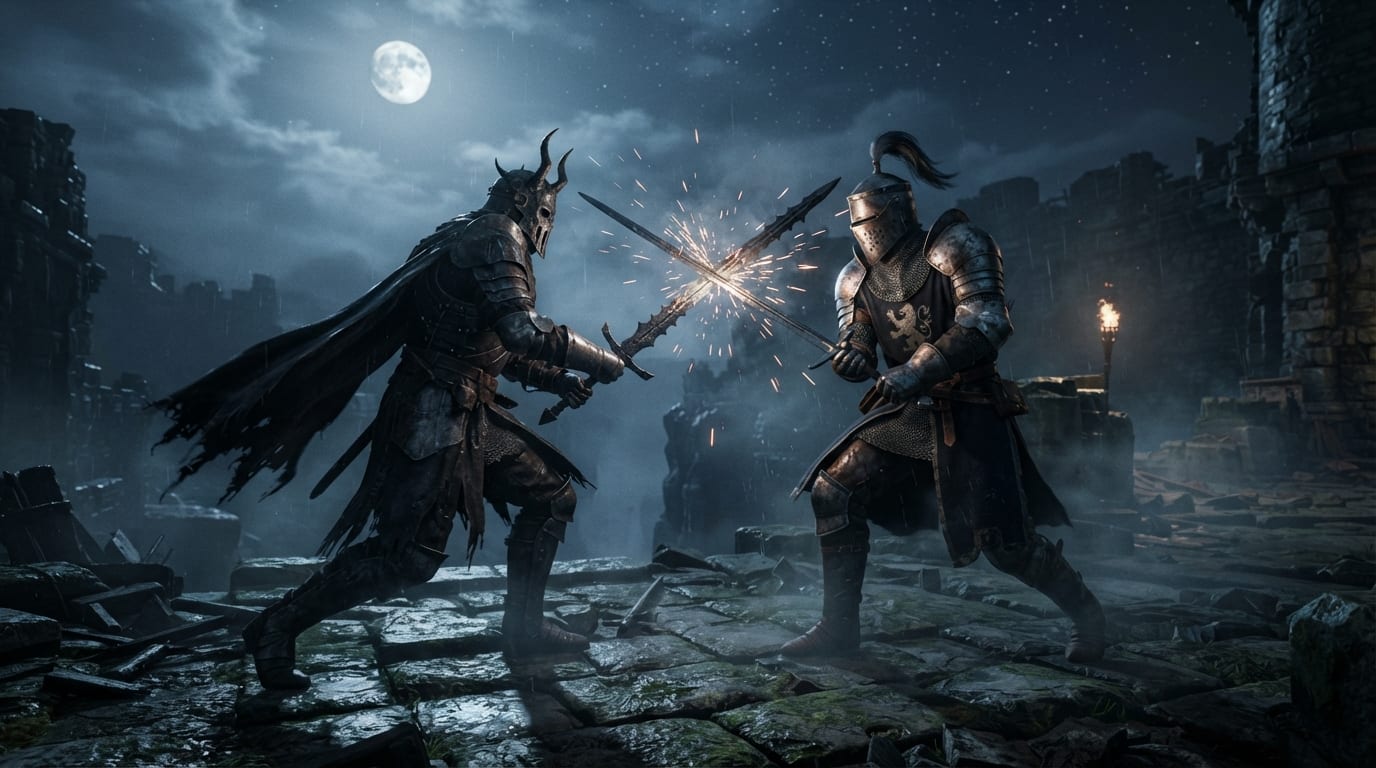 Duel the Masked Knight