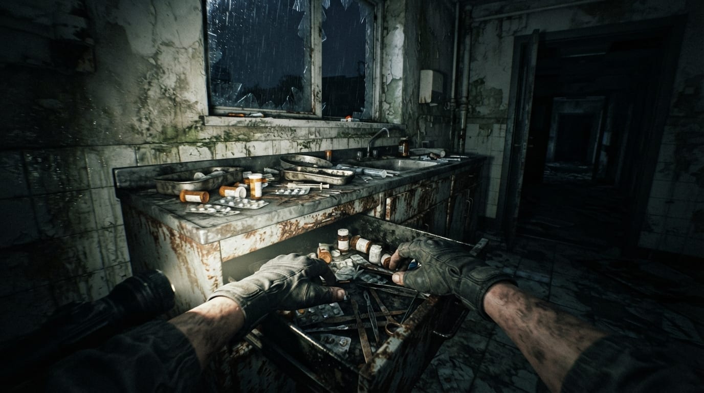 Ransack rooms for batteries