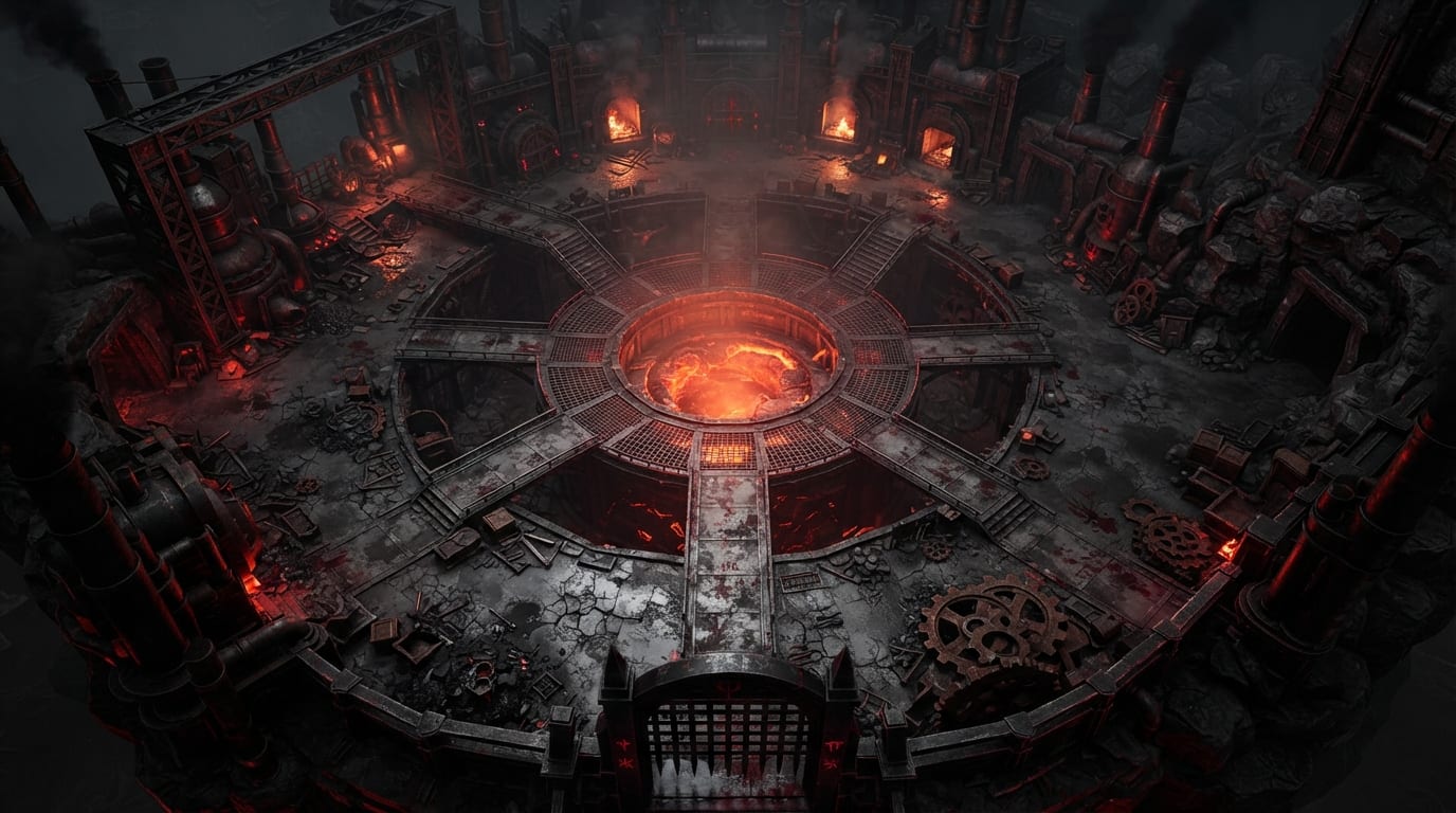 A black iron foundry