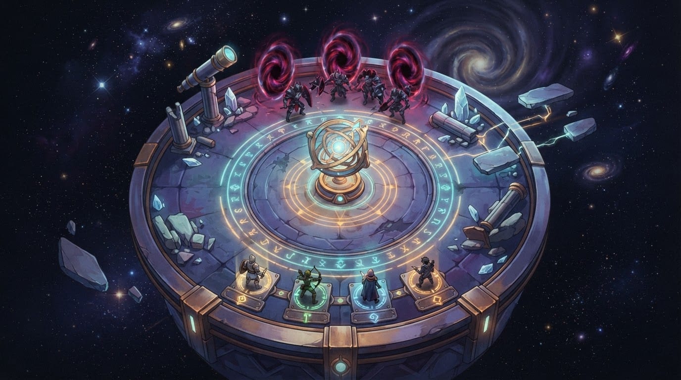A floating rune observatory