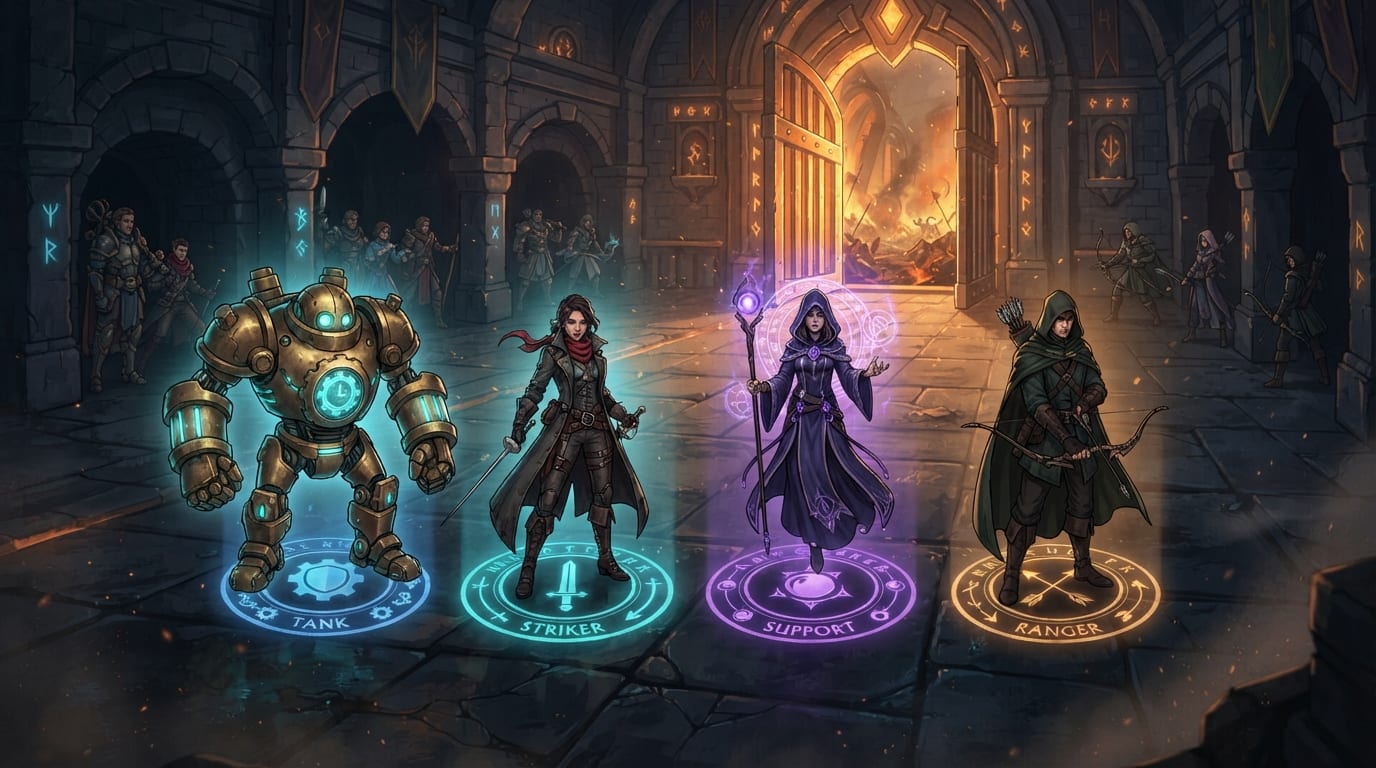 Choose your team composition