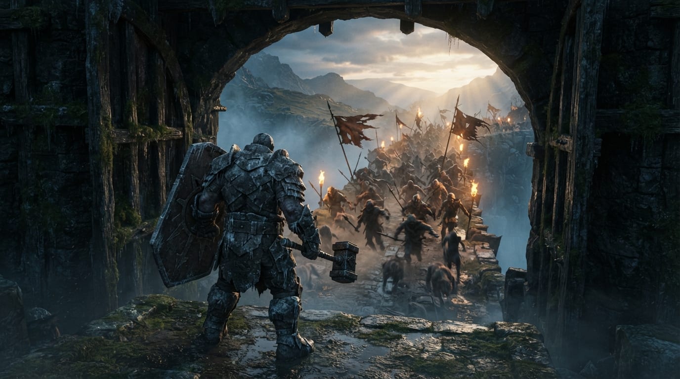 Hold the gate against the horde