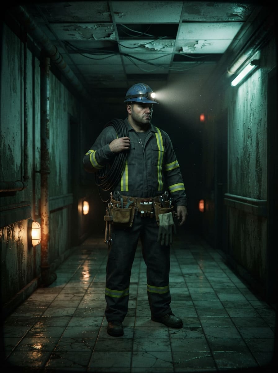 A hospital electrician