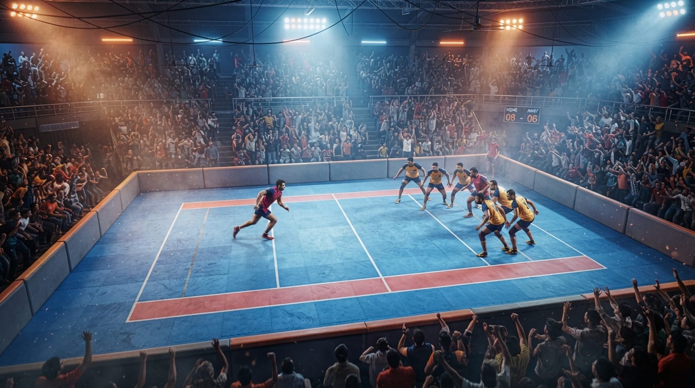 A roaring indoor arena