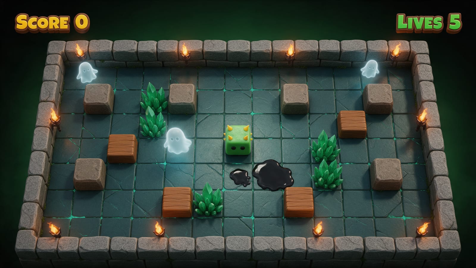Claymation Arena Concept Render