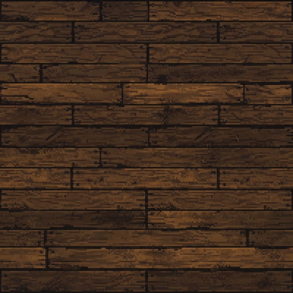 Image: seamless tileable pixel art floor texture, top-dow