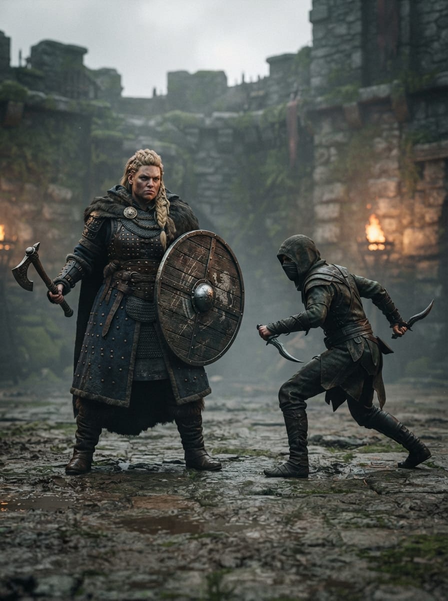 A tower of a shieldmaiden