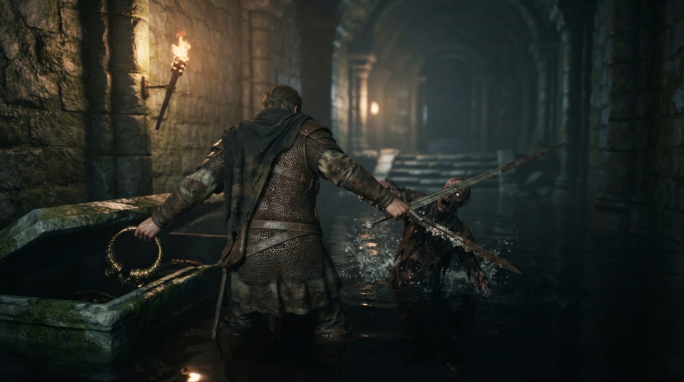 Loot the sunken crypt