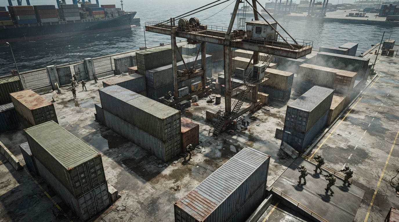 Dockside Container Maze
