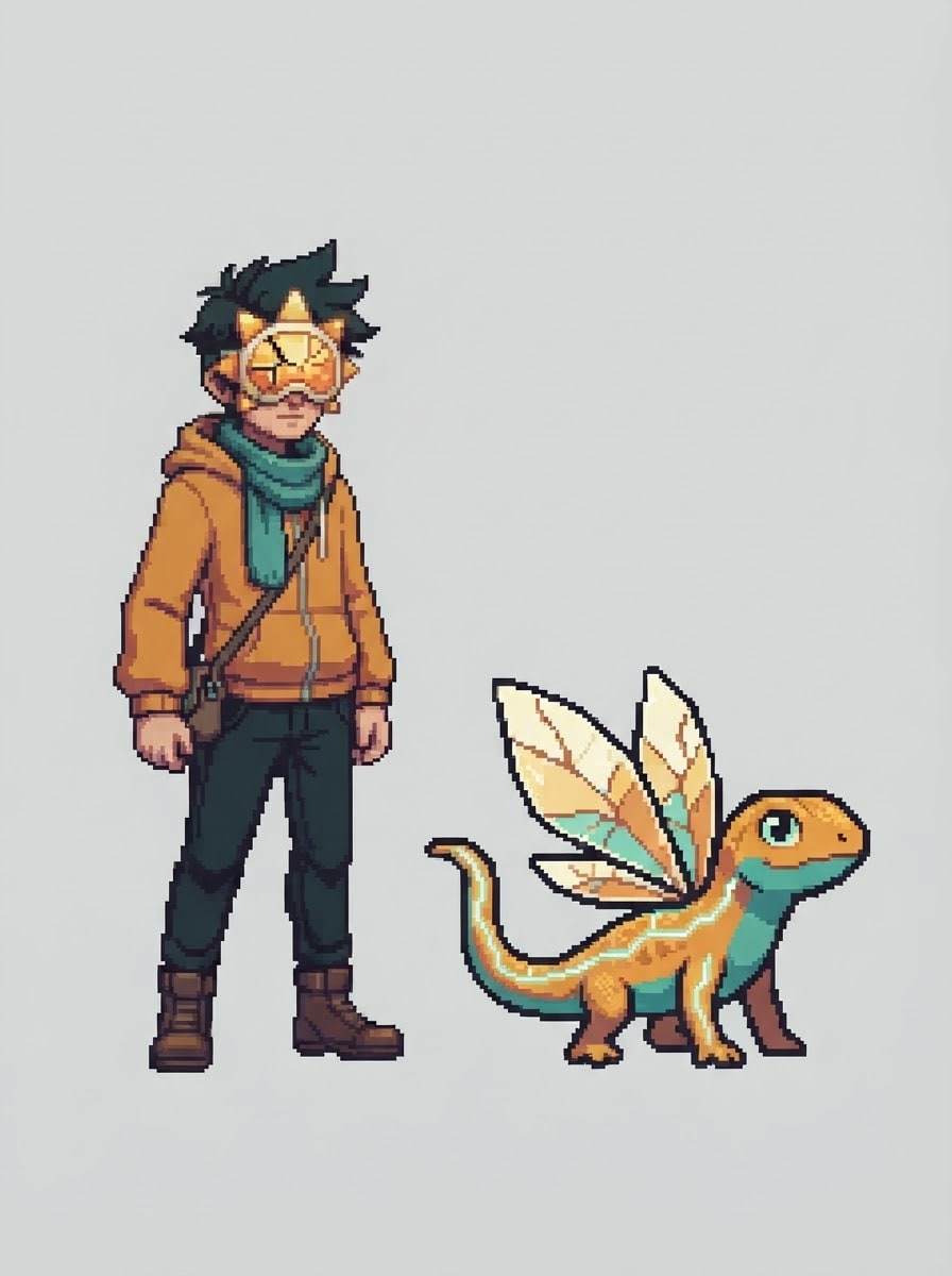 Sprite do lagarto solar