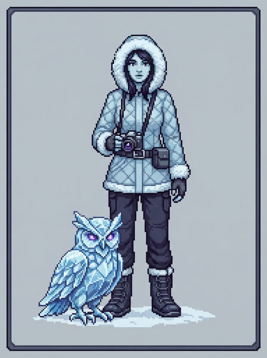 Fotógrafa da neve