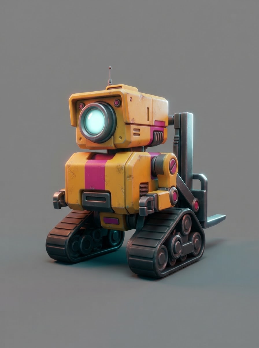 Robot cargador con orugas