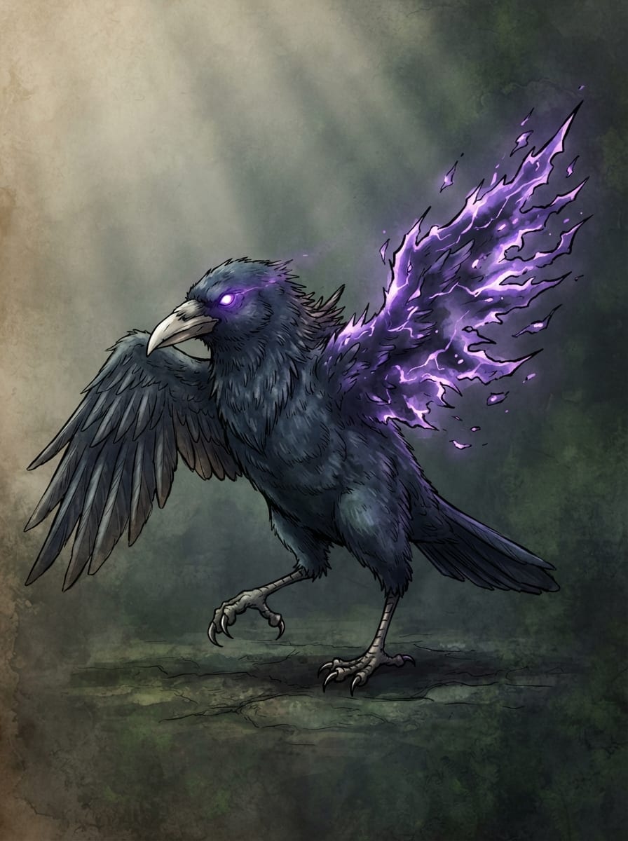 Corvo de Asas Roubadas