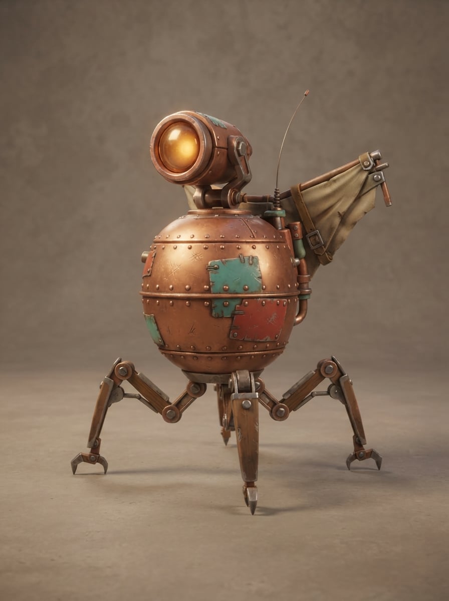 A three-legged survey drone