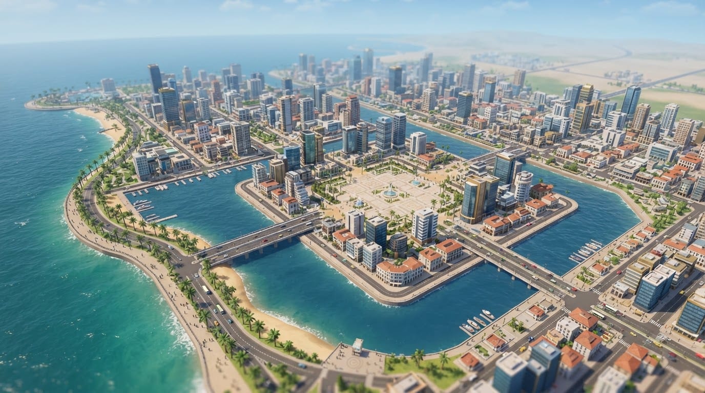 A Gulf waterfront capital