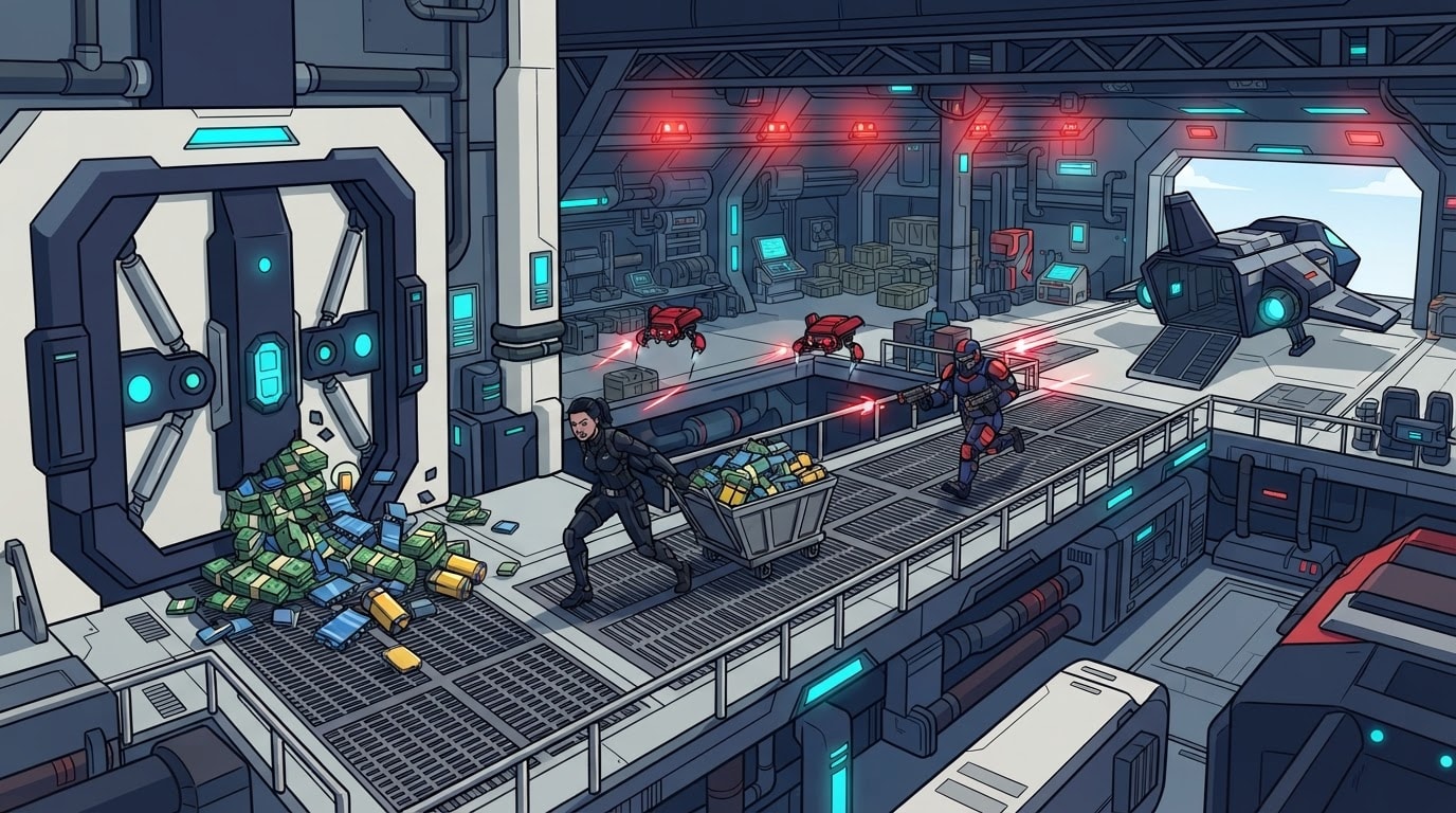 Haul the loot out