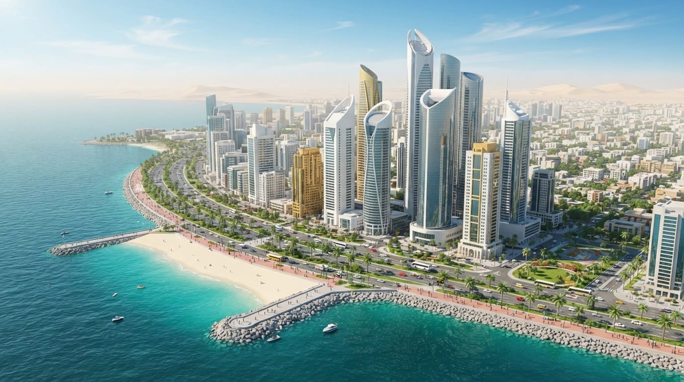 Abu Dhabi downtown skyline