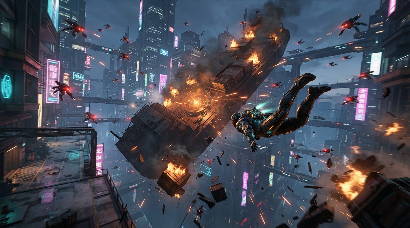 Catch the falling barge