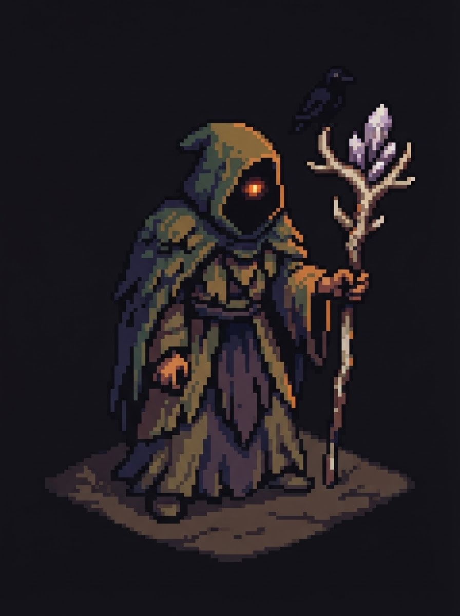 Mire witch and crow