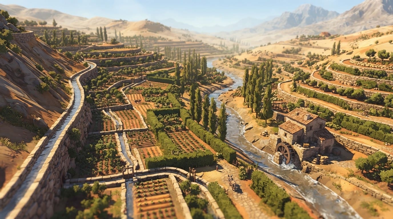 El valle de las acequias