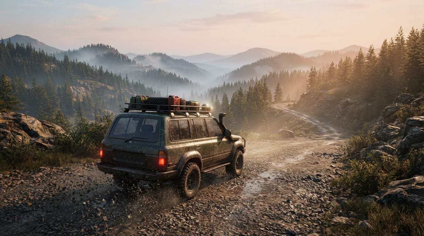 Explore wilderness backcountry roads