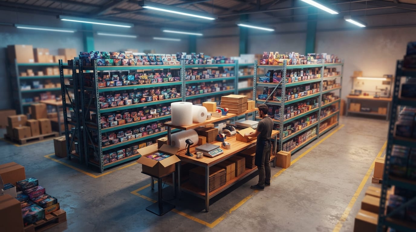 Online warehouse fulfillment hub