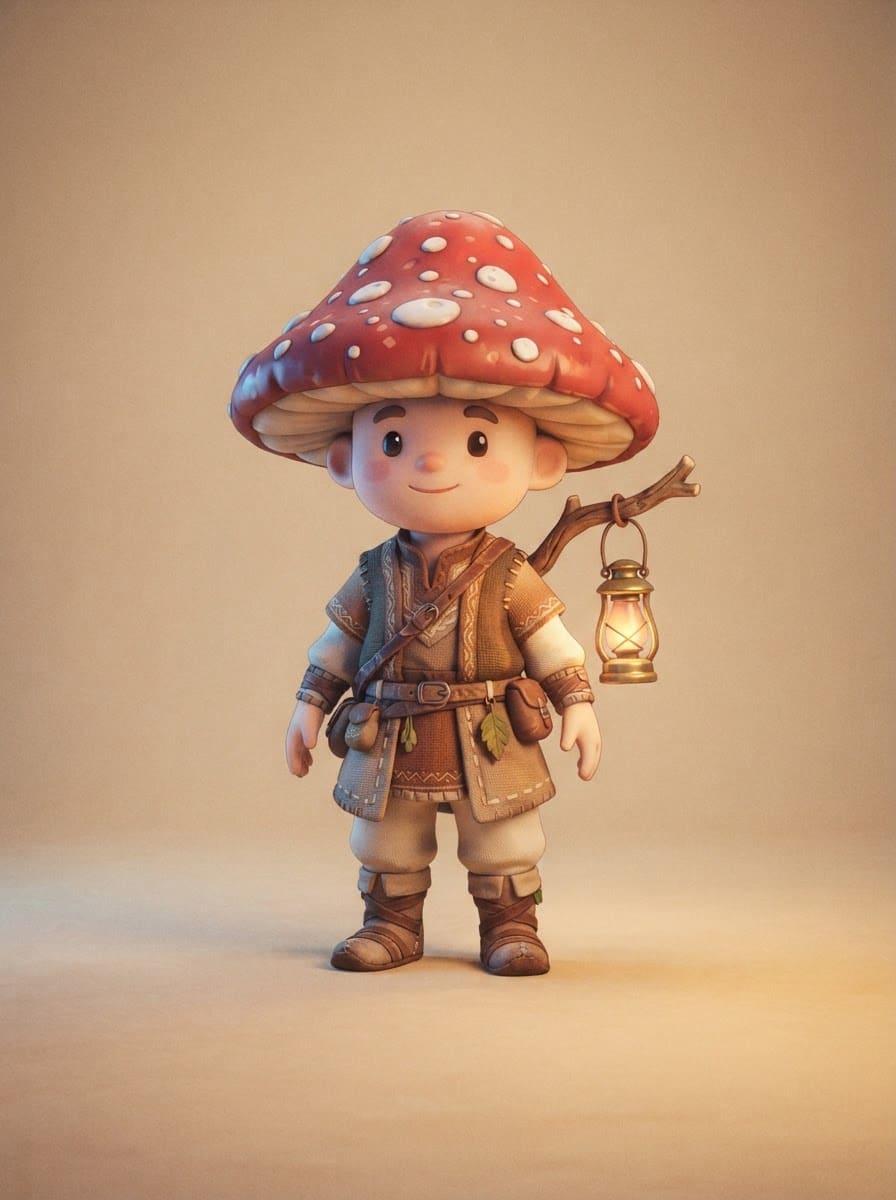 Sage the mushroom wanderer