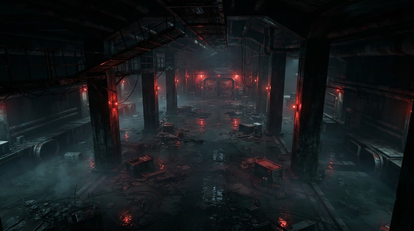 Flooded lower reactor wing