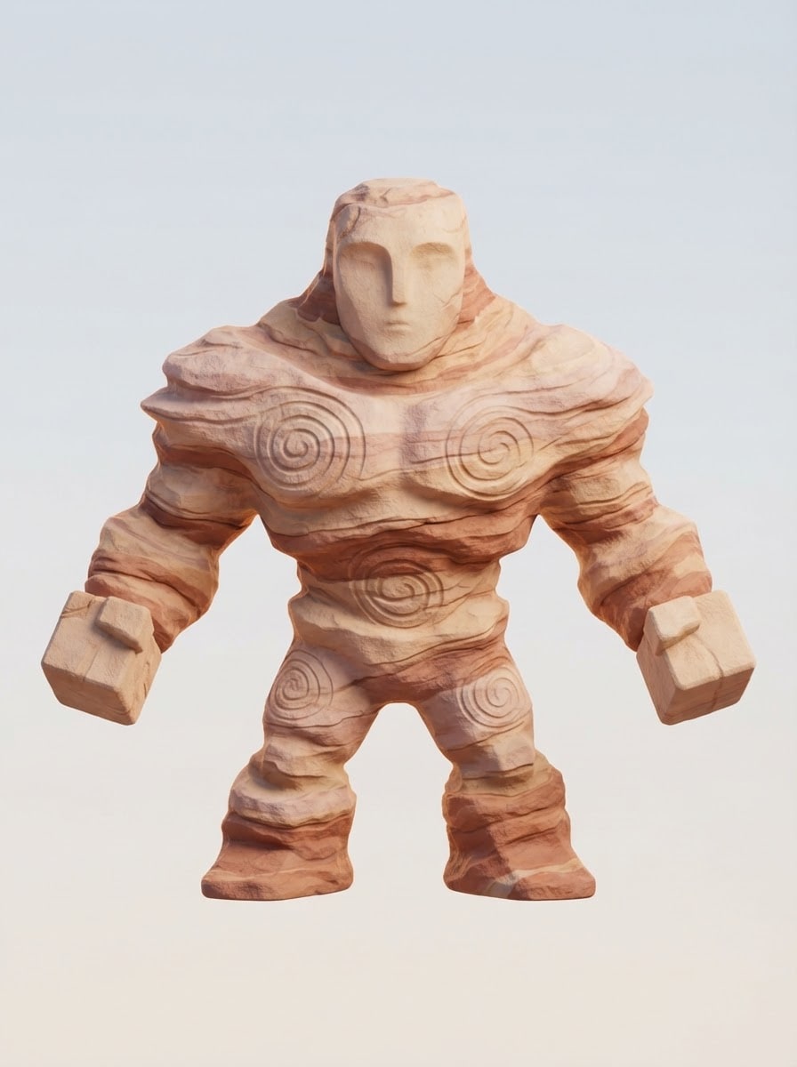 A wind-carved sandstone sentinel