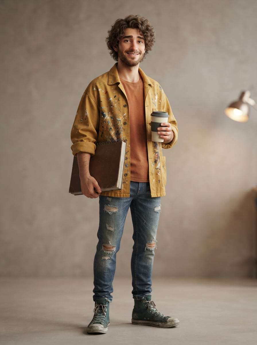 The laid-back creative