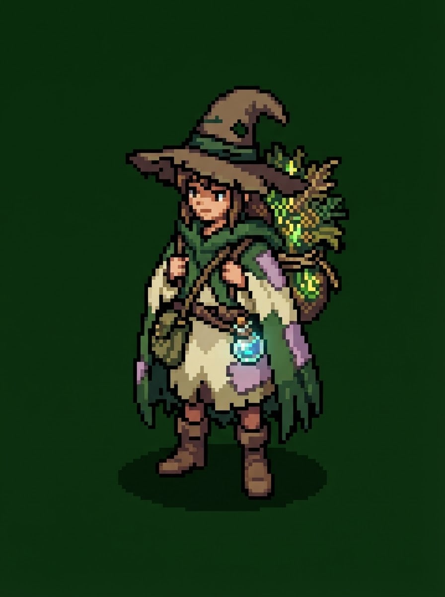 A wandering herb witch