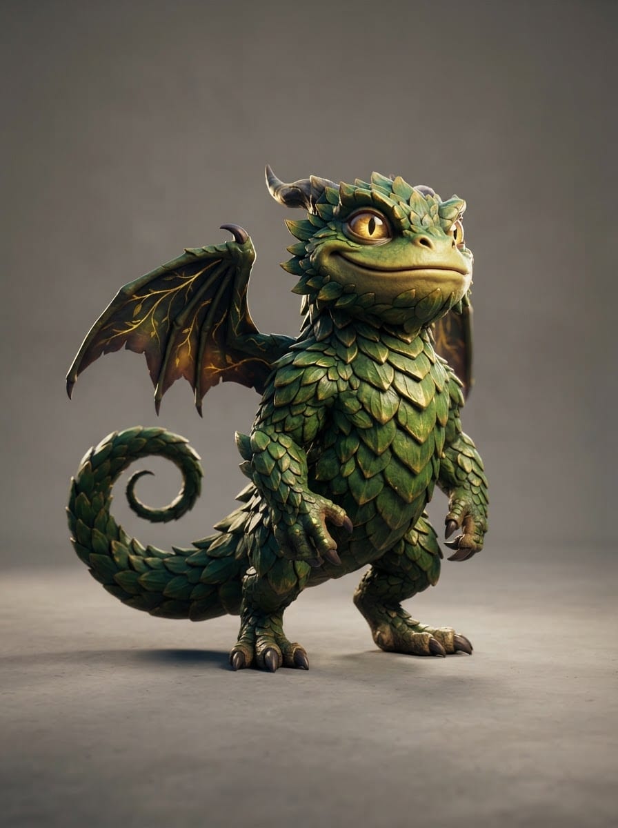 Compact jungle vine dragon