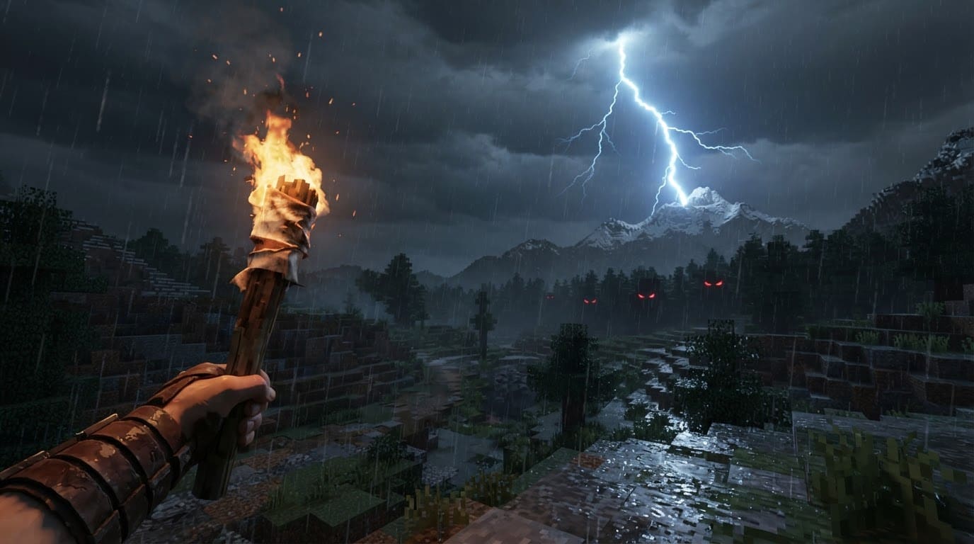 Survive a brutal wilderness biome
