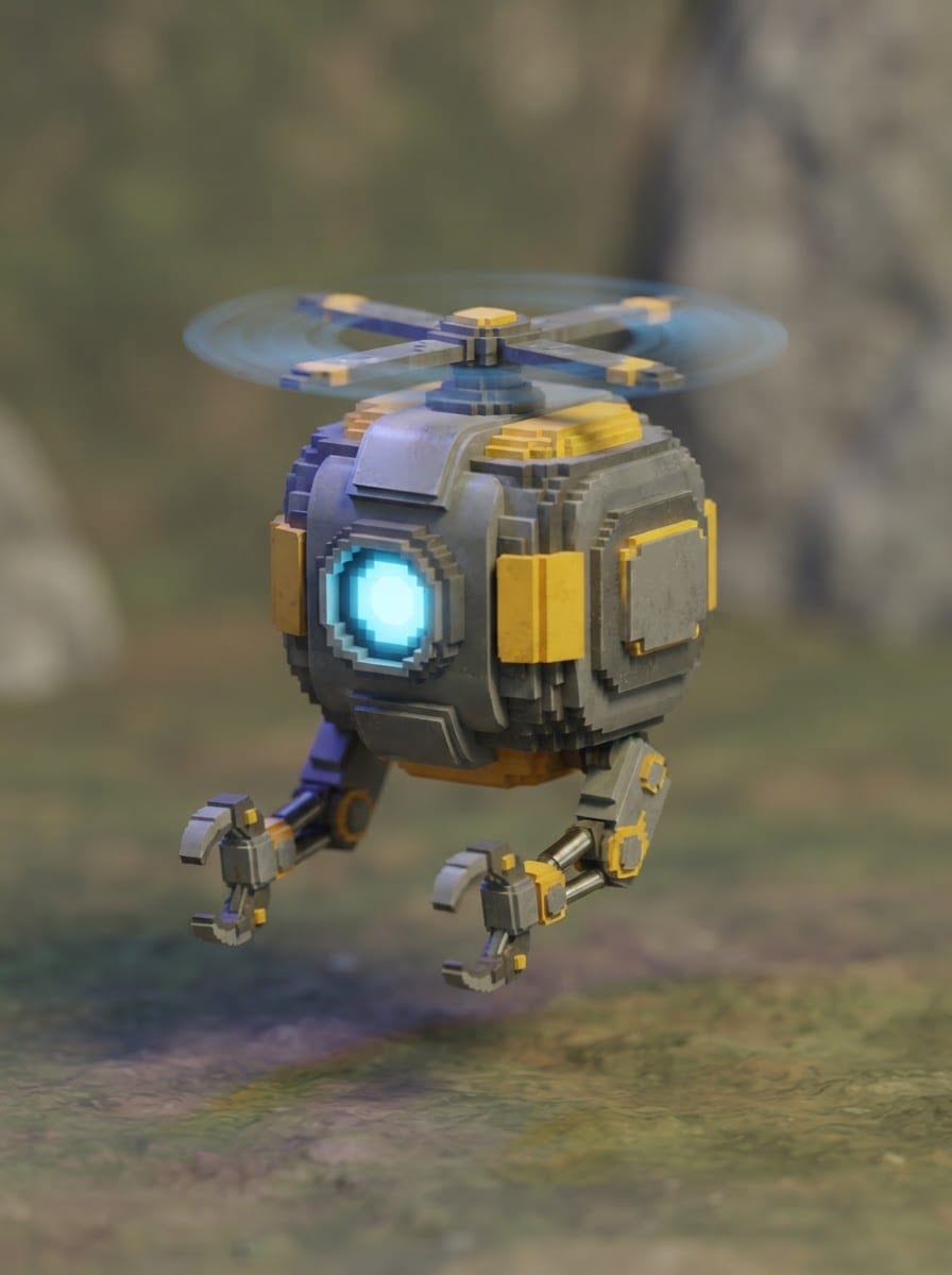 Mechanical scavenger drone