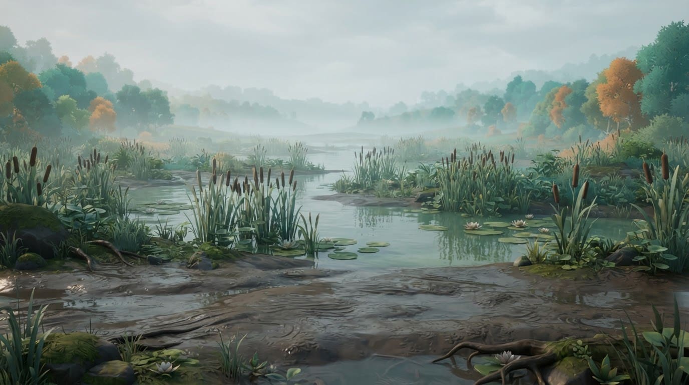 Ancient shallow wetlands